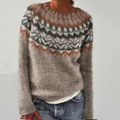 Tatiana retro knit sweater