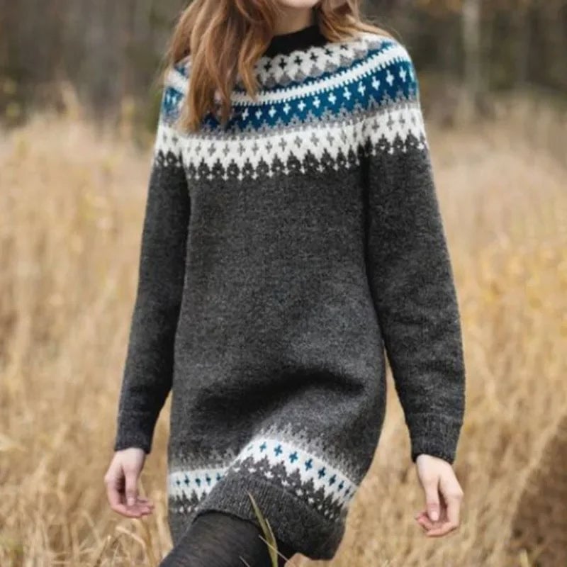 Althea retro knit sweater