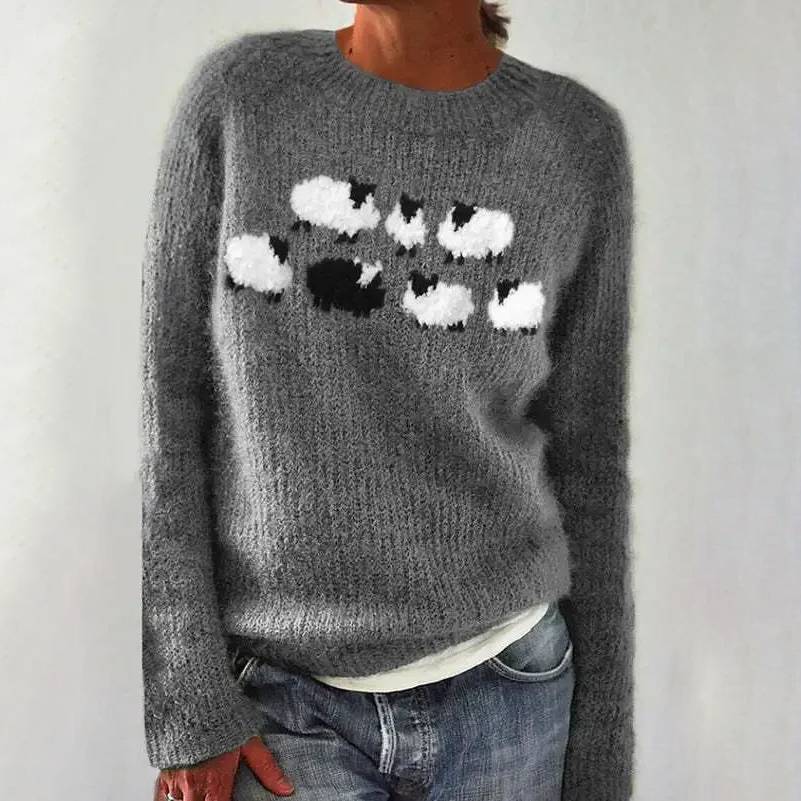 Bianka sheep knit sweater