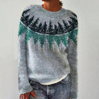 Swetlana retro knit sweater
