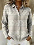 Mona diamond knit cardigan