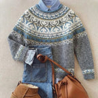 Cheryl grey vintage knit sweater