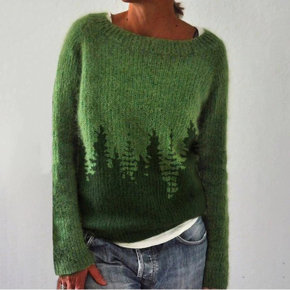 Liesa retro knit sweater