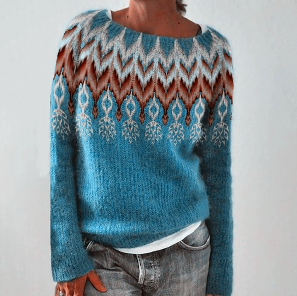 Katinka retro knit sweater