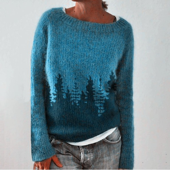 Liesa retro knit sweater
