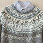 Cheryl grey vintage knit sweater