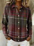Eleanor classic plaid cardigan