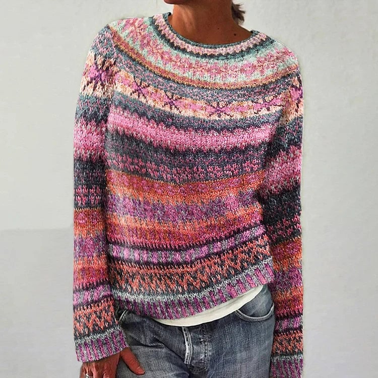 Madison retro knit sweater