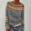 Eerika retro knit sweater