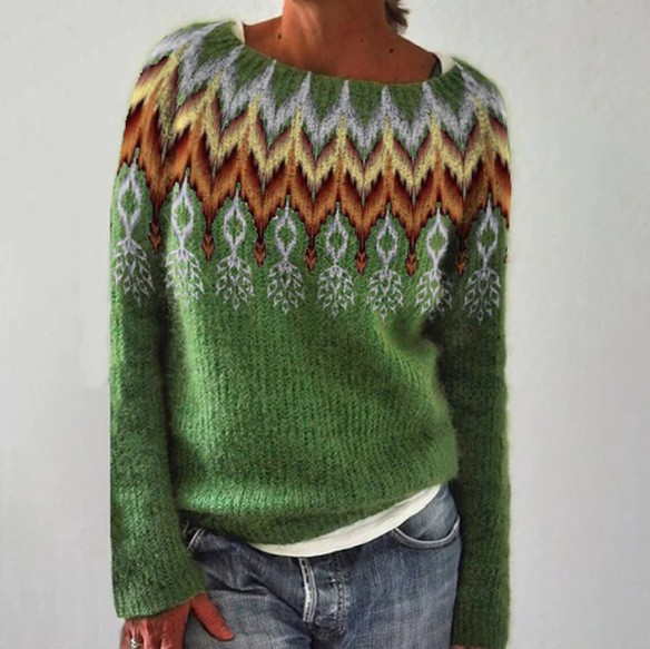 Katinka retro knit sweater