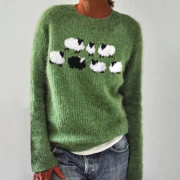 Bianka sheep knit sweater